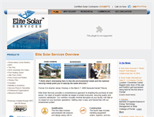 Tablet Screenshot of elitesolar.com